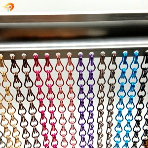 Customized decorative chain link fly screens curtain Chains