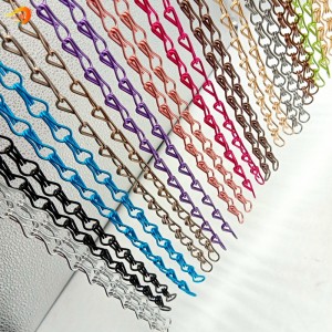 Anodized aluminium space divider wire mesh curtain chain fly screen