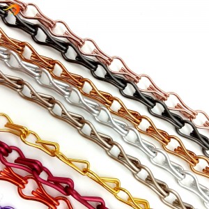 Decorative Aluminium Chain Strip Metal Chain Link Door Blind Velum