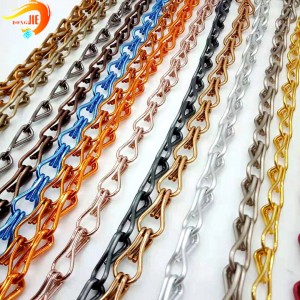 China Aluminium Metal Drapery Chain Link Fly Screen kwa ajili ya mapambo ya ndani