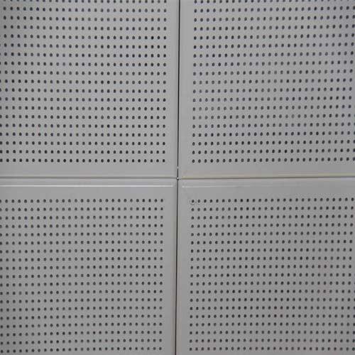Chinese wholesale Corrugated Perforated Metal - Acoustic Sound Absorbing Protective Covering Perforated Metal Sheets for Ceilings – Dongjie