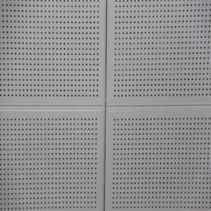 600x1200mm Perforated metal ceiling tiles for building decoration