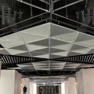 Top Quality Decorative Aluminum Expanded Metal Mesh Building Cladding and Ceiling