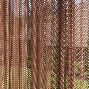 Decorative Mesh Aluminum Mesh Curtain Metal Coil Drapery Screen