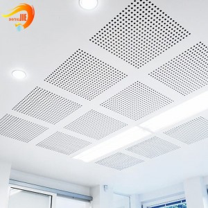 Модерен дизајн на таванот со перфорирана метална мрежа алуминиумска таванска мрежа