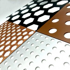 Building facade screen galvanized perforated sheet for exterior decoration