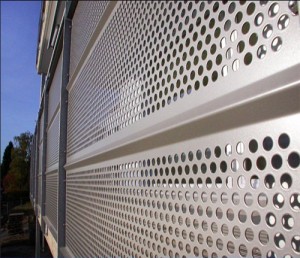 Building facade screen galvanized perforated sheet for exterior decoration