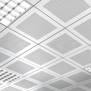 Corrosion resistance ceiling panels hexagonal perforated steel sheet