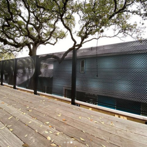 Custom Perforated Metal Sheet Fence Panels