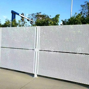 Custom Perforated Metal Sheet Fence Panels