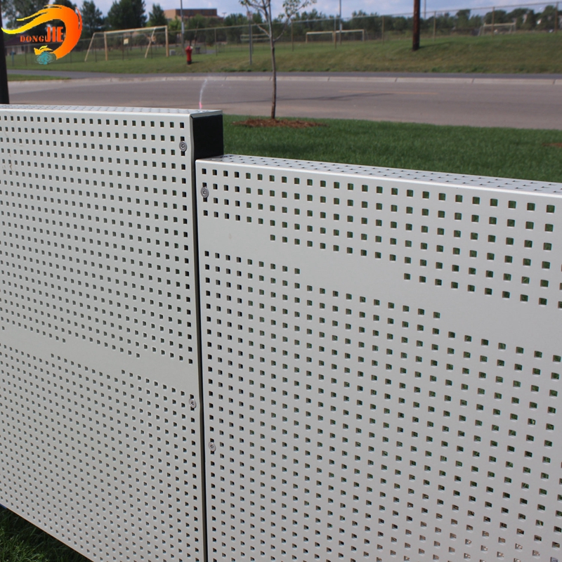square perforated fencing