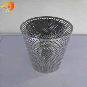 China Stainless Steel Perforated Mesh for Oil filtration