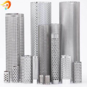 Customized Stainless Steel Perforated Metal Cylinder Filter Tube