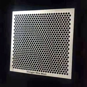 Aluminum Stainless Steel Circle Round Hole Perforated Metal Mesh Screen