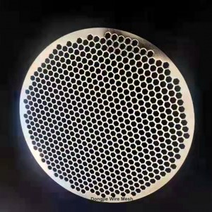 Aluminum Stainless Steel Circle Round Hole Perforated Metal Mesh Screen