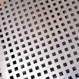 Heavy Duty Stainless Steel Square Perforated Metal Mesh