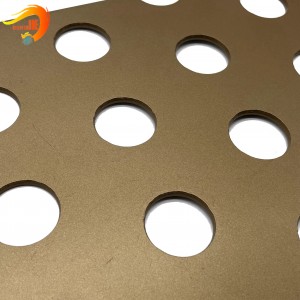 Powder coated 304 Stainless Steel Perforated Mesh Sheet