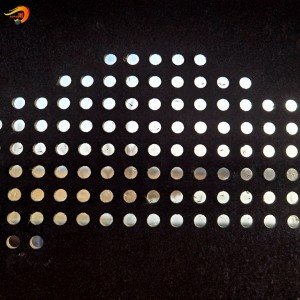 Outer Wall Black Perforated Metal Decorative Mesh for Building Facade