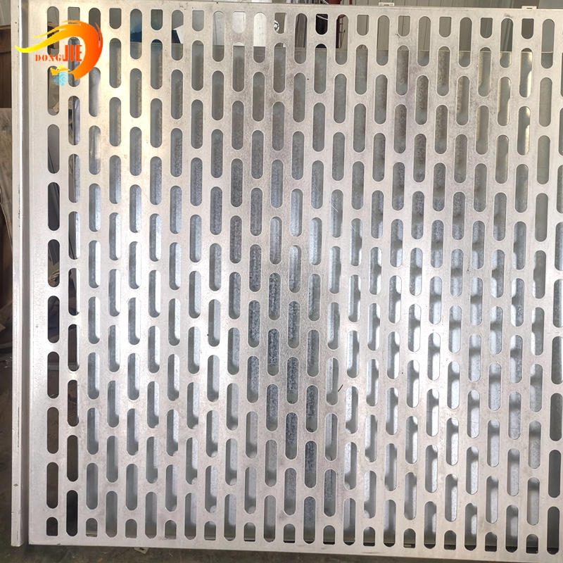 Hot-selling Perforated Wall Panel - High Quality Slotted Perforated Metal Mesh for Facade Cladding – Dongjie