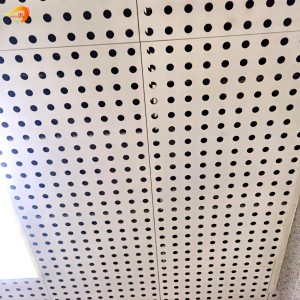 Ukrasni perforirani metalni strop za dizajn trgovačkog centra