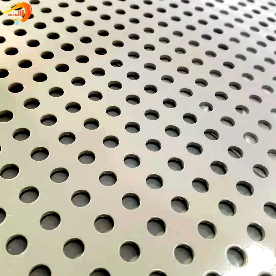 Super Lowest Price Mesh Speakers - China Metal Diamond Hole Perforated Metal Stair fance – Dongjie