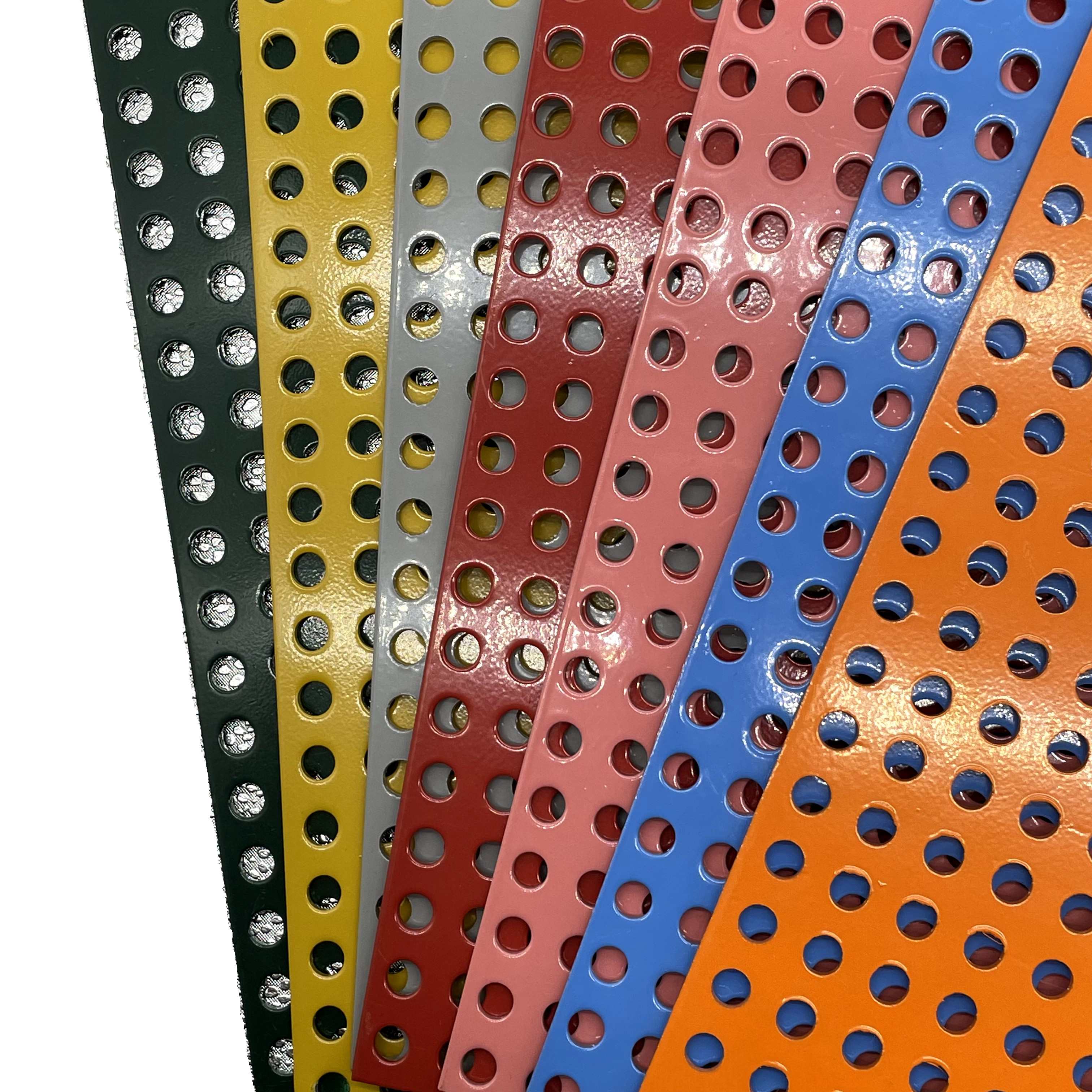 The production process of perforated metal mesh
