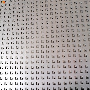 Square Hole Perforated Metal Rectangle Holes Perforated Sheet Mesh