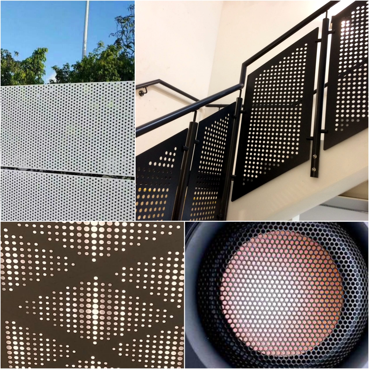 A wide range of metal perforated mesh