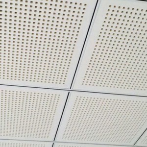 Aesthetic suspended ceilings aluminum perforated metal panels