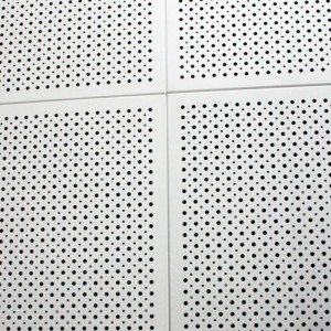 White Perforated Mesh Ceiling Tiles Design in China