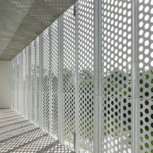 Outdoor Metal Panels Perforated Aluminum Facade External Wall Cladding