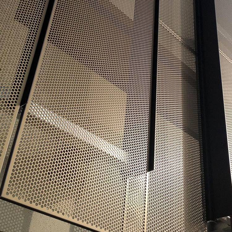 Decorative Aluminum Perforated Sheet Architectural Mesh: Metal Facade,  Ceiling and Wall Cladding Panels