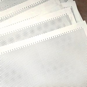 Modern ceiling decoration powder coated perforated metal mesh