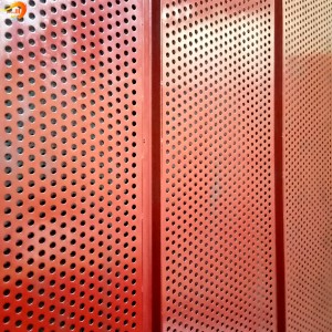 Decorative Curtain Wall Aluminum Perforated Metal Mesh Facade Cladding