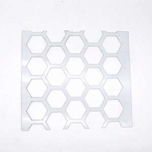 Hexagonal bolongan Perforated Panel