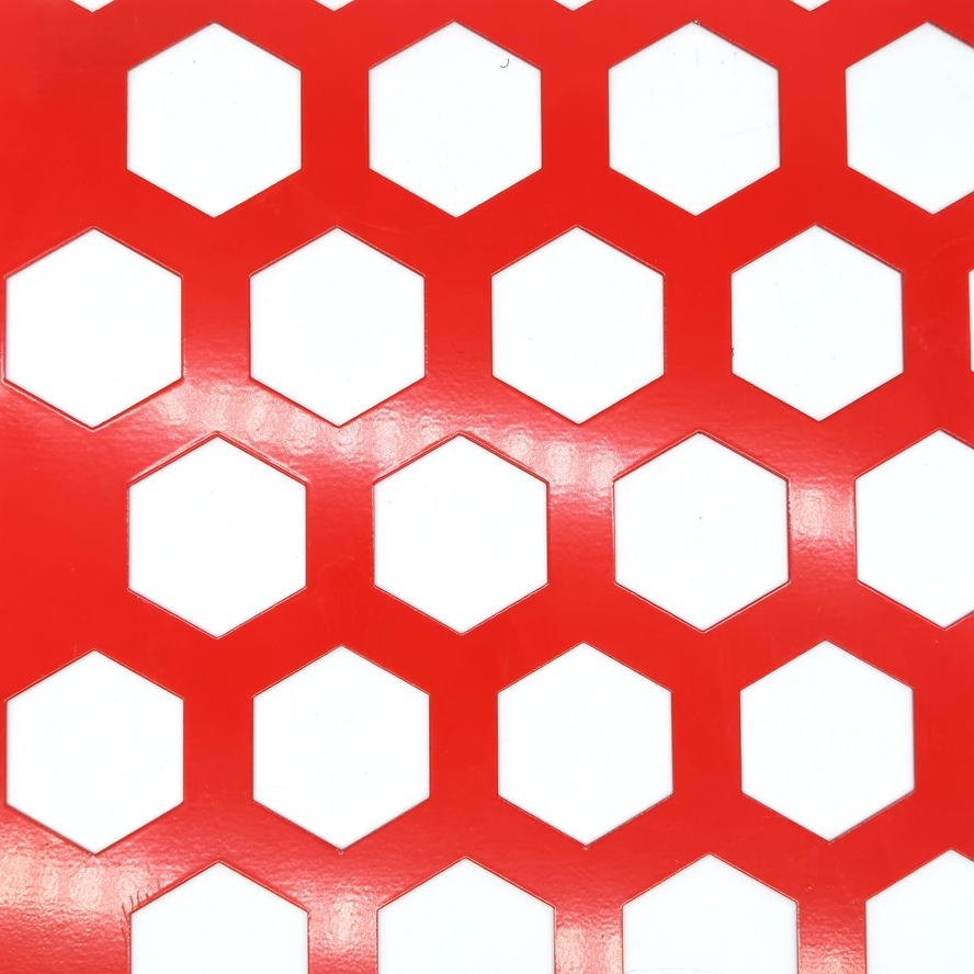 2019 High quality Perforated Screen - Hexagonal Holes Perforated Panels  – Dongjie