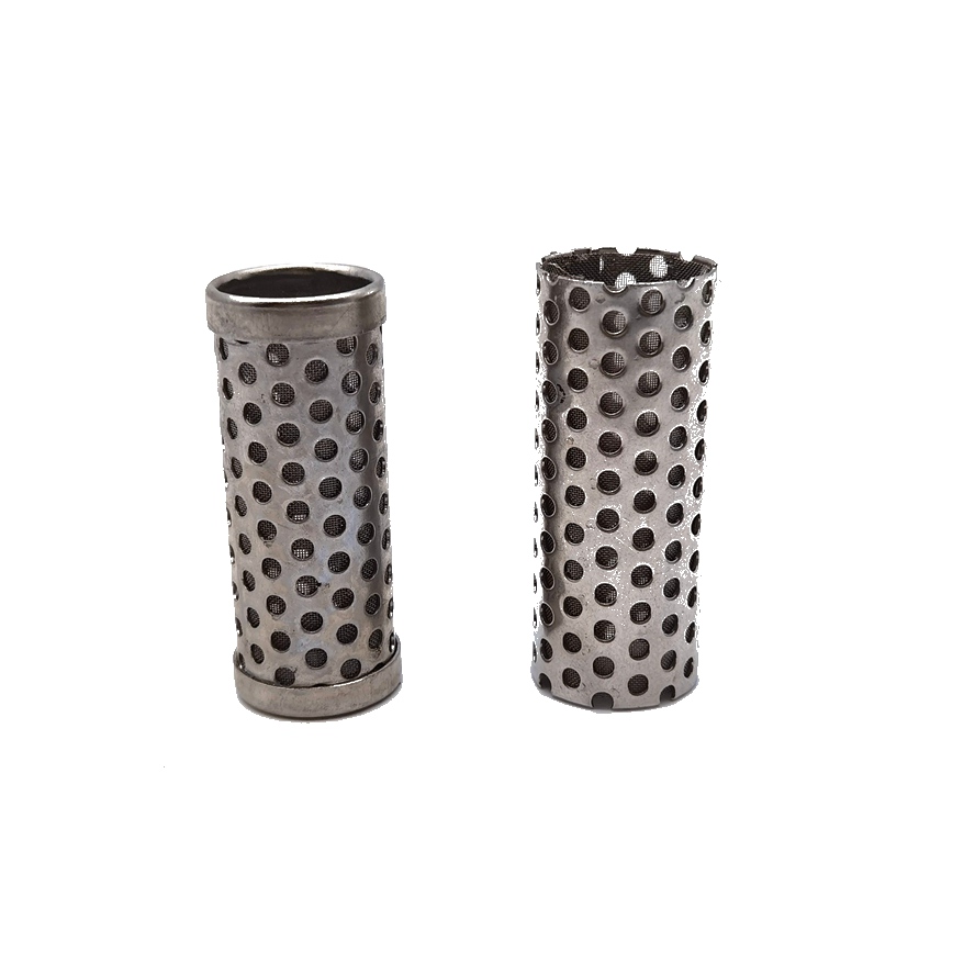 Wholesale Price China Decorative Perforated Sheet Metal - Chemical industry OEM carbon steel plate filter perforated tubes – Dongjie