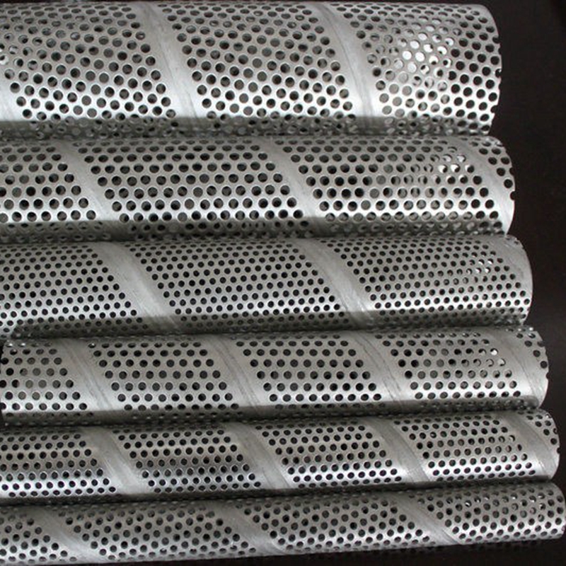 High Quality Punching Metal Mesh - 304 stainless steel perforated tube metal pipe tube – Dongjie