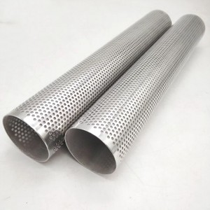 304 stainless steel perforated metal filter perforated tube