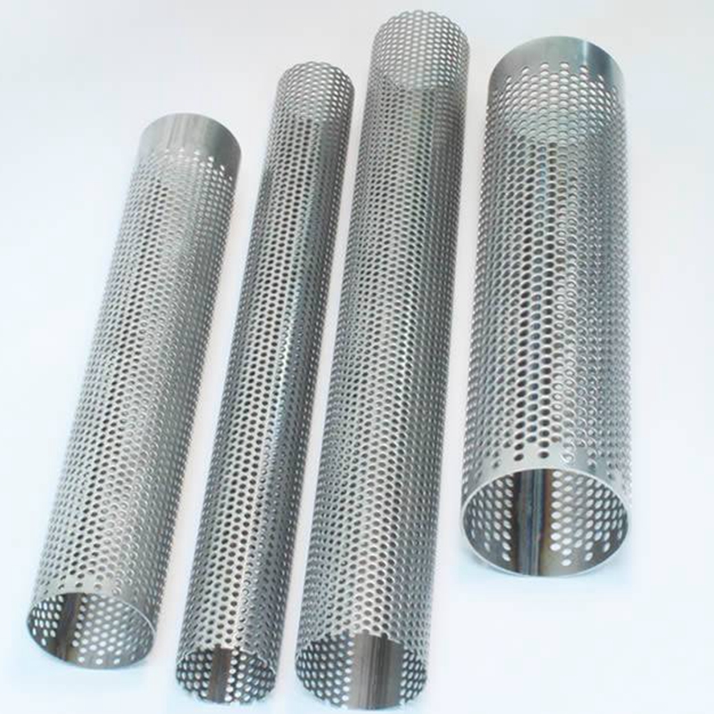 2019 Good Quality Perforated Sheet - Perforated metal mesh stainless steel air filter tube – Dongjie