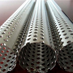 Factory stainless steel 304 316 perforated metal filter pipe/tube