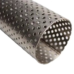Stainless steel filter tube perforated mesh filter cartridge edge filter bucket