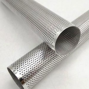 304 stainless steel perforated metal filter perforated tube