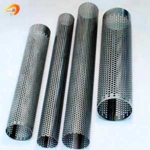 316 stainless steel metal perforated tube for filter liquids