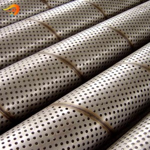 Chemical industry OEM carbon steel plate filter perforated tubes