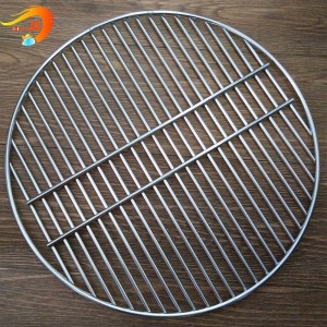 Rust-proof stainless steel wire barbecue grill for camping
