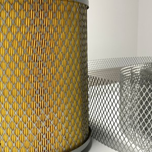 Air Filters Outer Wire Mesh Galvanized Expanded Metal Filter Mesh