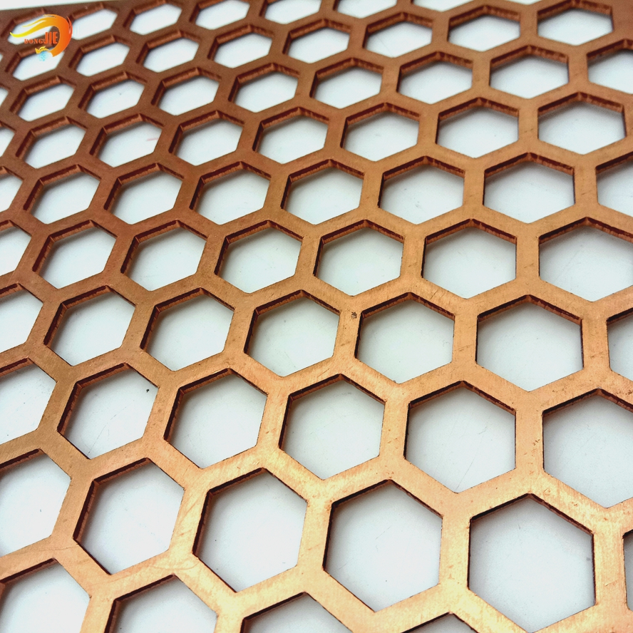 Hot sale Plate Perforated - Perforated Metal Honeycomb Grill Mesh – Dongjie