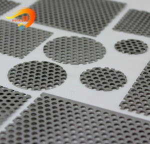 Ultra Fine Stainless Steel Perforated Metal Wire Mesh Filter Screen