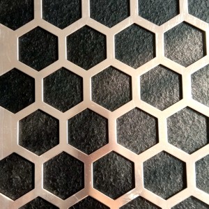 Perforerad metall Honeycomb Grill Mesh